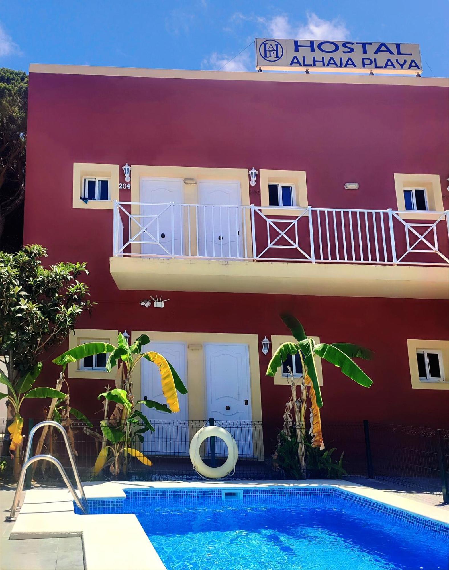 Hostal Alhaja Playa Эль-Пуэрто-де-Санта-Мария Экстерьер фото